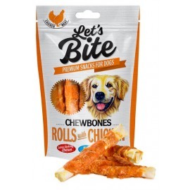 Let's Bite Chewbones Rolls with Chicken 80g