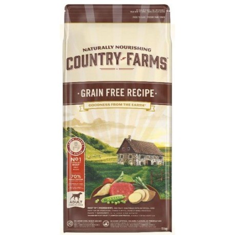 Country Farms Grain Free Adult Beef 2,5kg