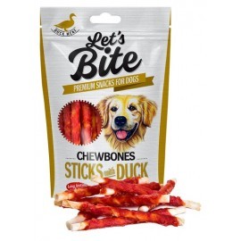 Let's Bite Chewbones Sticks with Duck 80g