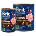 Brit Premium By Nature Chicken & Hearts puszka 800g