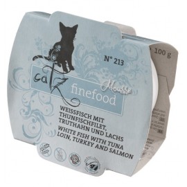 Catz Finefood Mus N.213 Tuńczyk/Łosoś tacka 100g