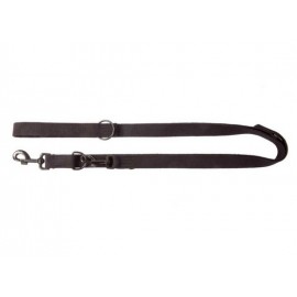 Dingo Smycz taśma przedłużana z taśmy bawełnianej 2cm/120-220cm czarna