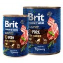 Brit Premium By Nature Pork & Trachea puszka 400g