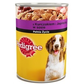 Pedigree Adult Kurczak i jagnięcina puszka 400g