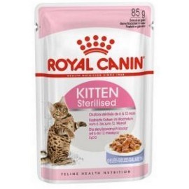 Royal Canin Kitten Sterilised karma mokra w galaretce dla kociąt od 4 do 12 miesiąca życia, sterylizowanych saszetka 85g