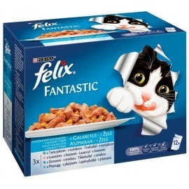 Felix Fantastic Ryba saszetki 12x100g