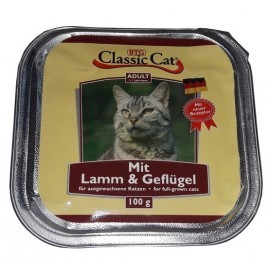 Classic Cat Adult Jagnięcina i drób tacka 100g