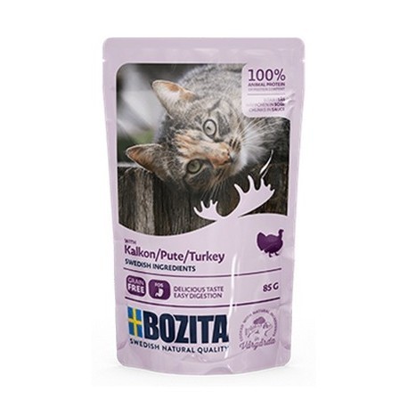 Bozita Cat Indyk w sosie saszetka 85g