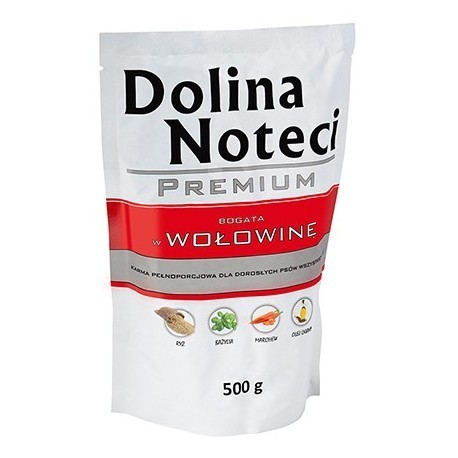 Dolina Noteci Premium Pies Wołowina saszetka 500g