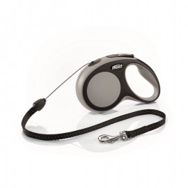 Flexi New Comfort Smycz linka S 8m siwa