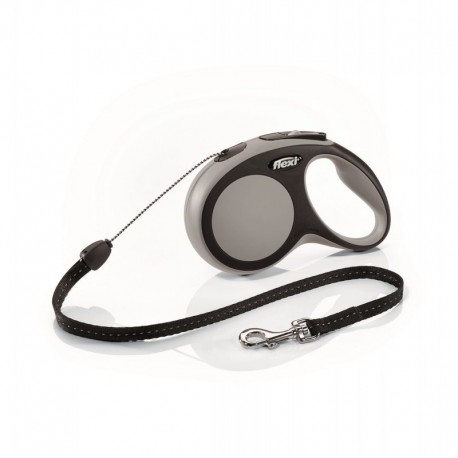 Flexi New Comfort Smycz linka S 8m siwa