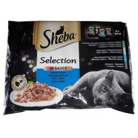 Sheba Selection Smaki rybne sos - saszetki 4x85g