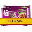 Whiskas Potrawka w galaretce Rybna i Tradycyjna 1+1 za 50% saszetki 8x100g