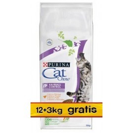 Purina Cat Chow Special Care Hairball Control 15kg (12+3kg gratis)