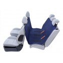 Kardiff Anti Slip mata samochodowa na tylne fotele z zamkiem (podstawowa) S granatowa