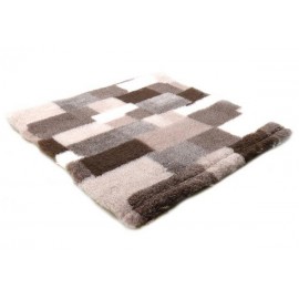 Canifel DryBed Posłanie Patchwork 150x100cm kremowo-czekoladowy