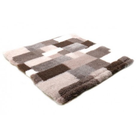 Canifel DryBed Posłanie Patchwork 100x75cm kremowo-czekoladowy