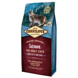 Carnilove Cat Salmon Sensitive & Long Hair - łosoś 6kg