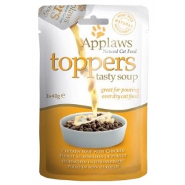 Applaws Cat Topper Rosół z kurczakiem 3x40g