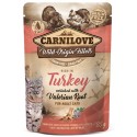 Carnilove Cat Turkey & Valerian Root - indyk i waleriana saszetka 85g