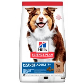 Hill's Science Plan Mature Adult 7+ Senior Medium Jagnięcina & Ryż 14kg
