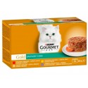 Gourmet Gold Mix Wołowina/Kurczak/Indyk/Jagnięcina 4x85g