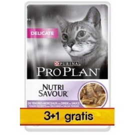 Purina Pro Plan Cat Delicate indyk saszetka 4x85g 3+1 gratis