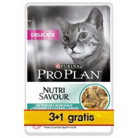 Purina Pro Plan Cat Delicate ryba oceaniczna saszetka 4x85g 3+1 gratis