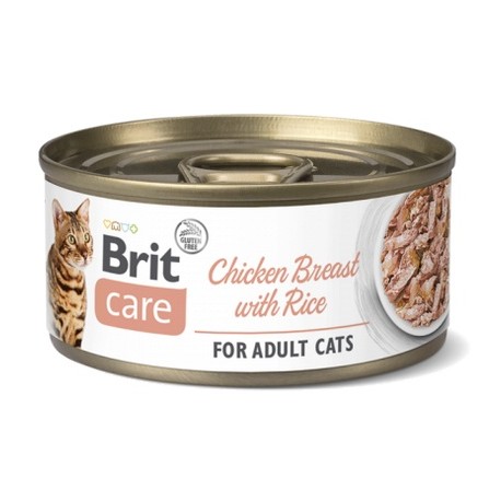 Brit Care Cat Chicken Breast & Rice puszka 70g