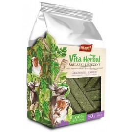 Vitapol Vita Herbal Gałązki leszczyny z pietruszką dla gryzoni i królika 50g