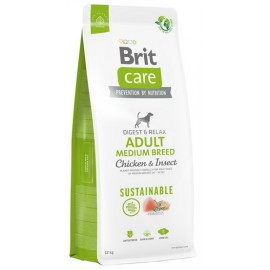 Brit Care Sustainable Adult Medium Breed Chicken & Insect 12kg
