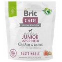 Brit Care Sustainable Junior Large Breed Chicken & Insect 1kg